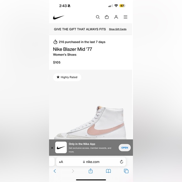 COPY - Nike Blazer Shoes * offers welcome - Picture 7 of 8